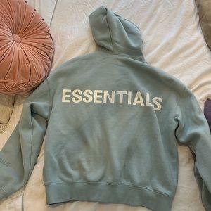 FOG Essentials Hoodie in Mint Small